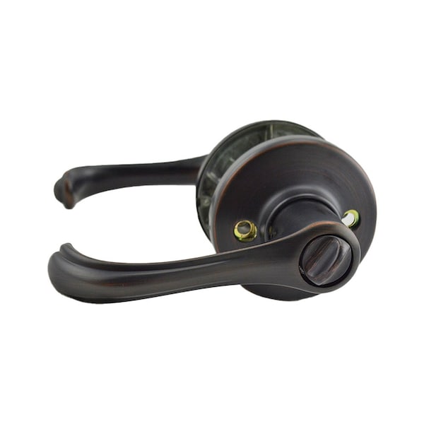 Dorian Lever Entry Door Lock SmartKey , New Chassis and 6AL Latch, RCS Strike Venetian Bronze Finish